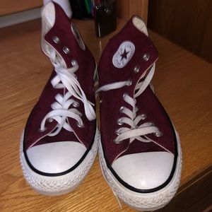 Maroon Converses